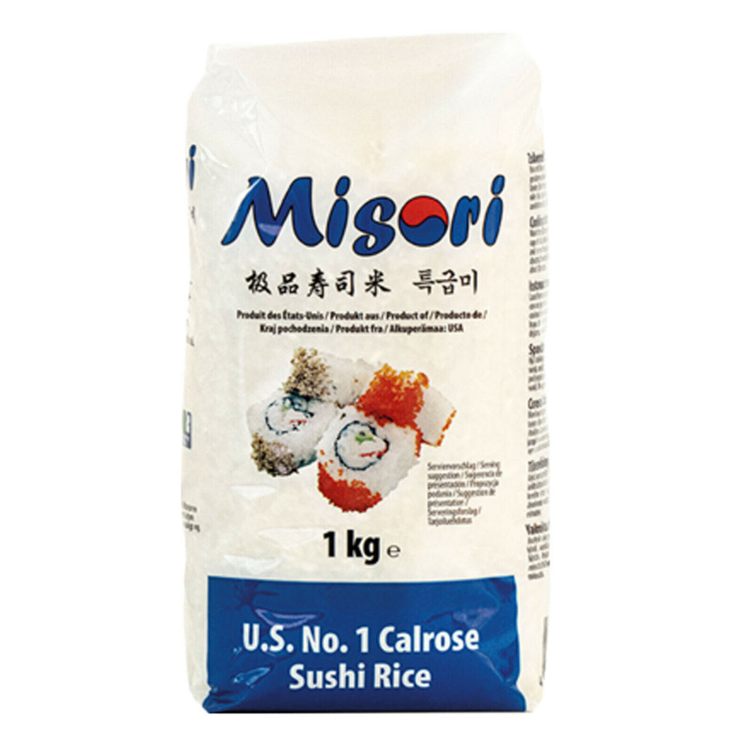 1 Kg Misori Calrose Reis Sushi Reis Risottoreis  Nummer 1 der USA Calrose Rice