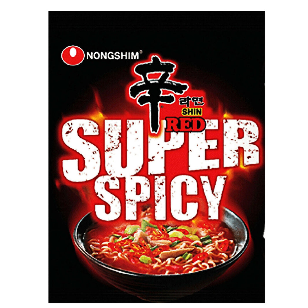 Nongshim - Shin Red Super Spicy Instant Nudelsuppe- 5x120g