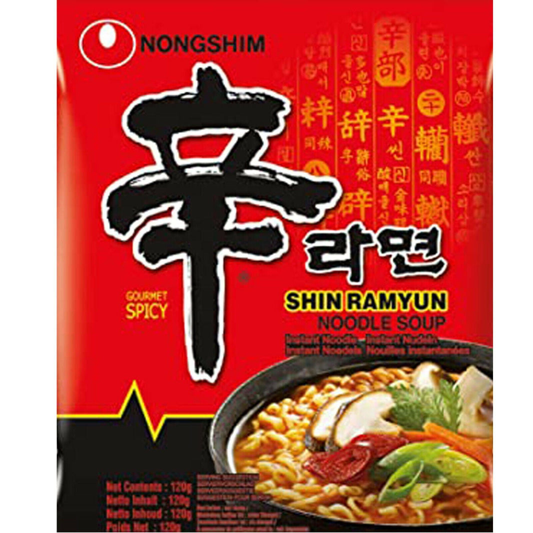 Nongshim - Shin Ramyun scharf Instant Nudelsuppe- 5x120g