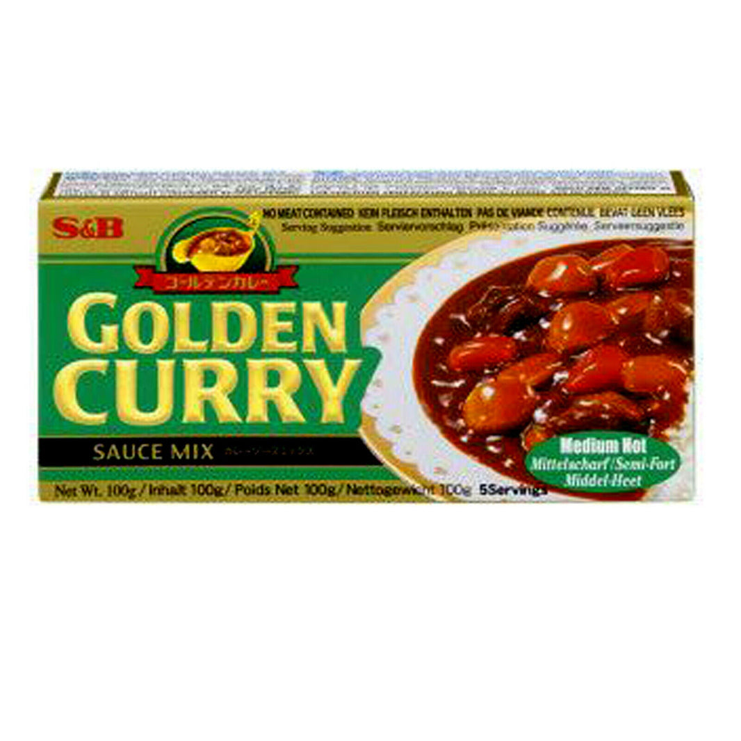 220g Mittelscharfes Curry S & B japanisches Curry Golden Curry 12 Würfel á 18,3g