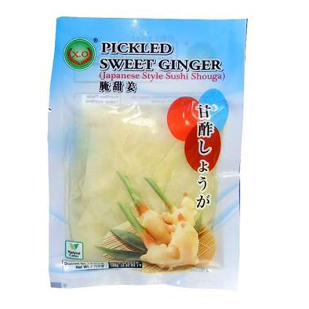 100g XO Brand eingelegtersüßer  weißer Sushi Ingwer white sweet Ingwer for Sushi