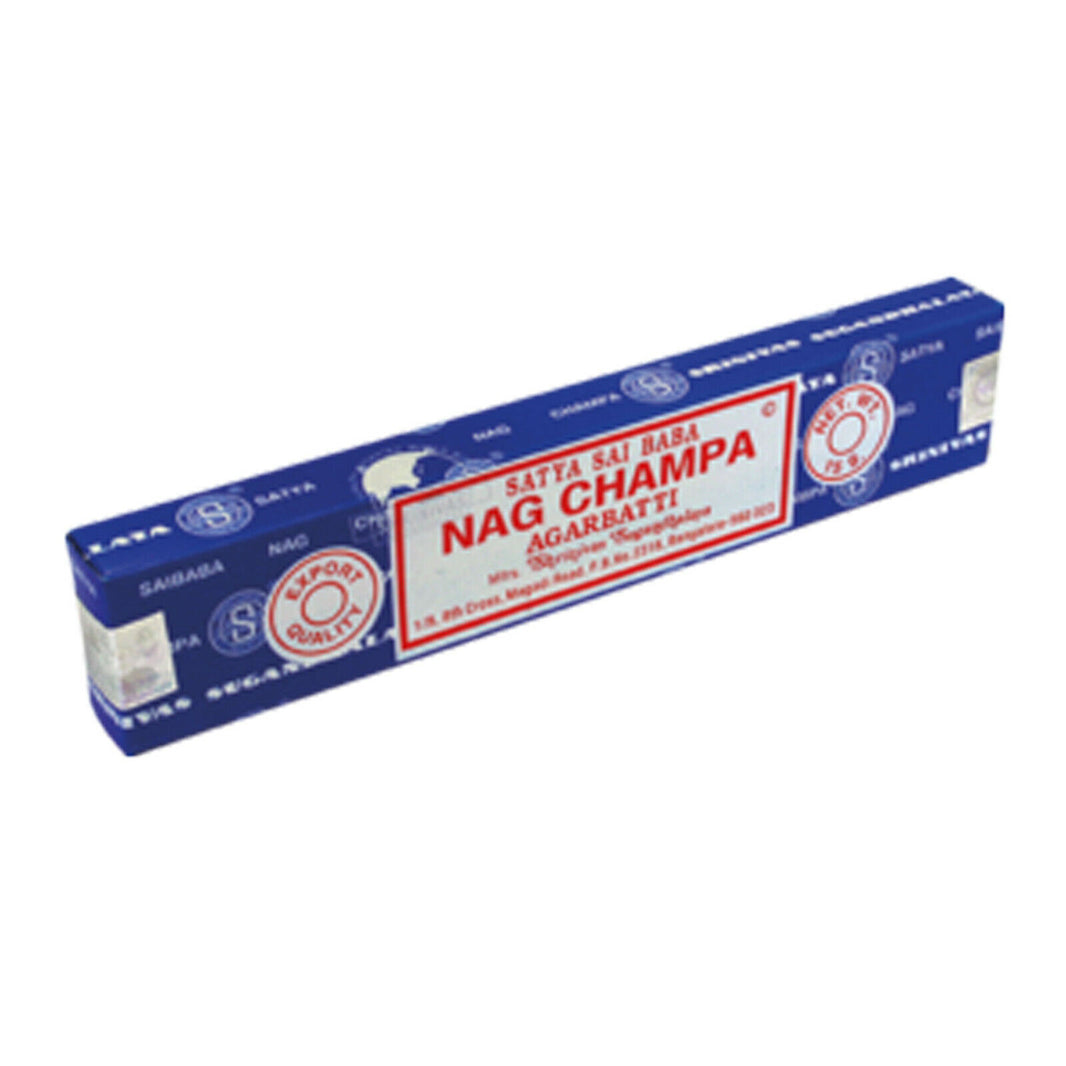 Goloka - 1 x 15g Räucherstäbchen NAG CHAMPA Patchouli Sandelholz AGARBATHI