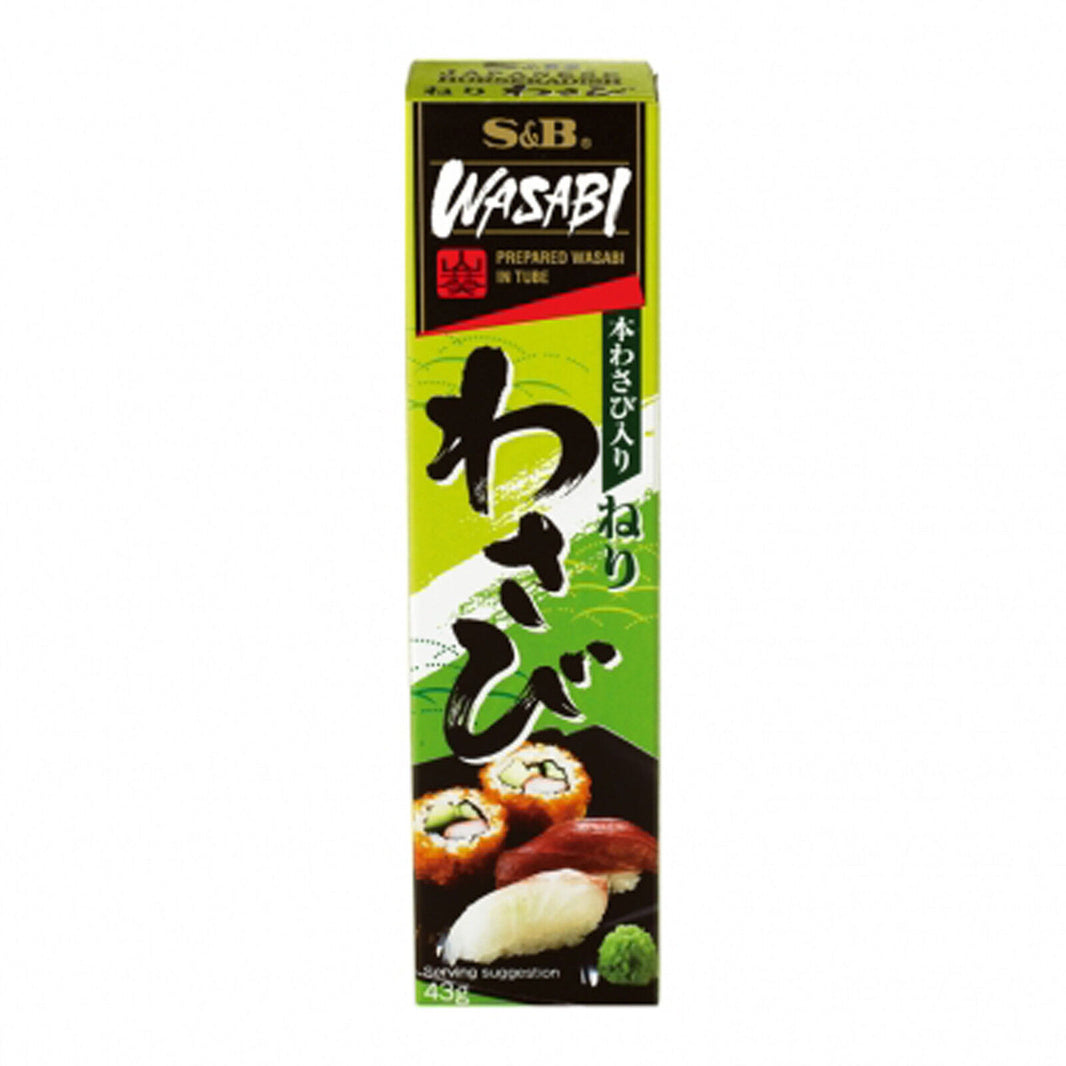 43g scharfe Wasabi Paste Sushi S&B Meerrettich original japanisch Hot & Spicy