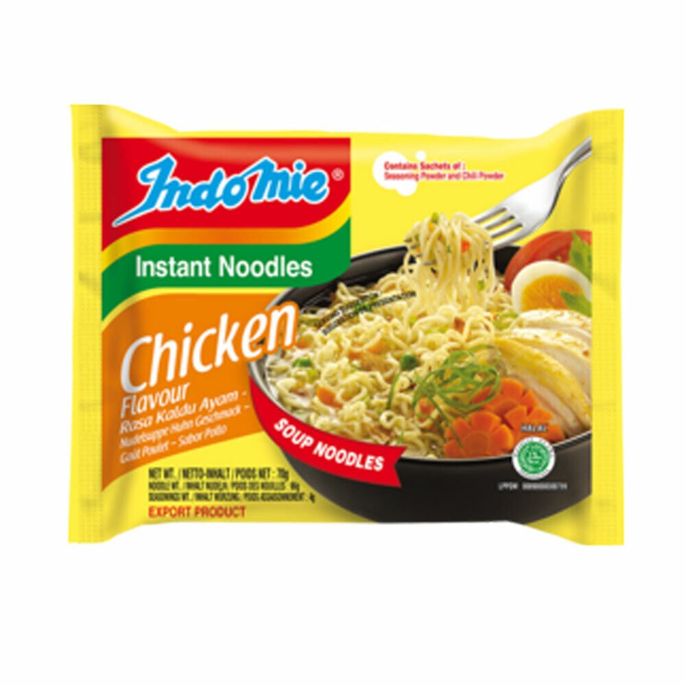 Indomie - Instantnudeln Hühnchen - 10x70g