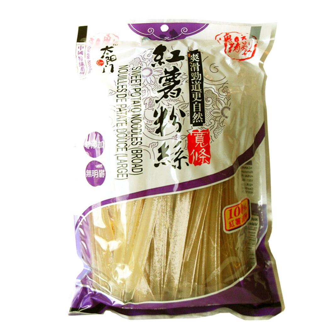 500g Breite Süßkartoffelnudeln Tai Yang Men Sweet Potato Noodles Nudeln China