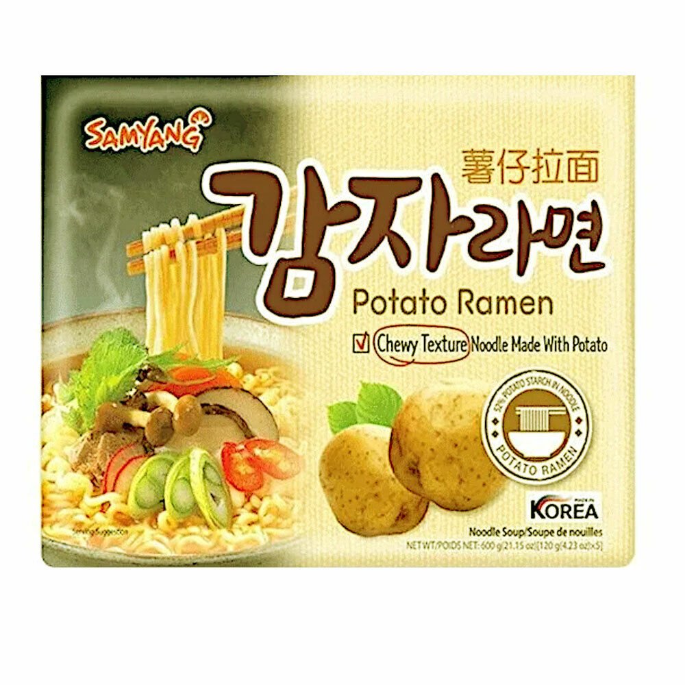 Samyang - Potato Ramen Instant Nudelsuppe - 5x120g